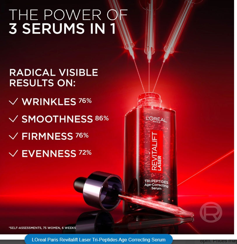L’Oréal Paris Revitalift Laser Tri‑Peptides Age Correcting Serum