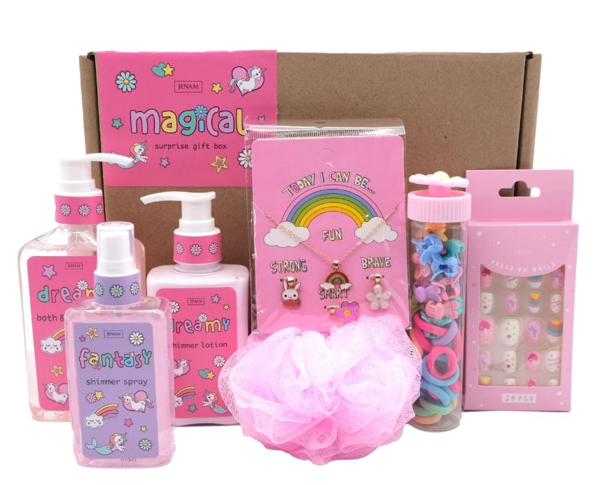 Magical Kids Surprise Gift Box – Bath, Beauty & Accessories Set