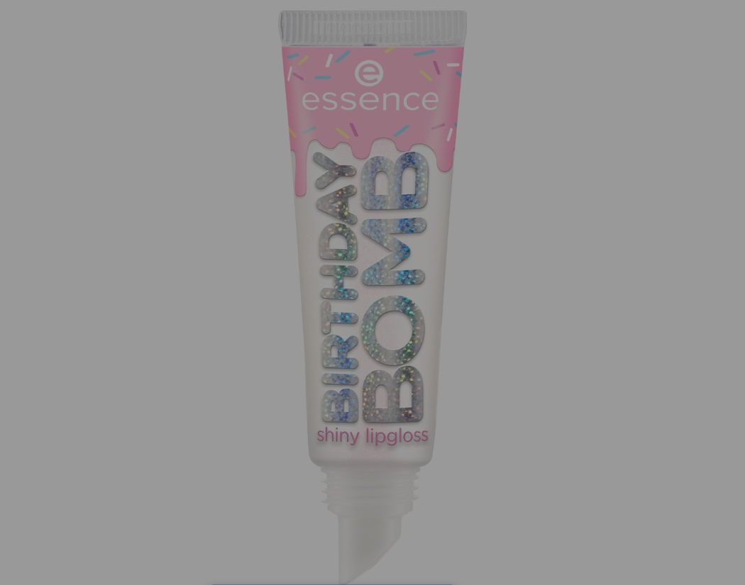 "essence BIRTHDAY BOMB Shiny Lipgloss – Sparkle & Shine All Day"