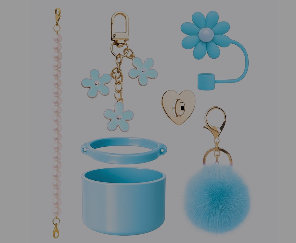 Stanley Style 7‑Piece Tumbler Accessory Set – Sip, Carry & Protect in Style