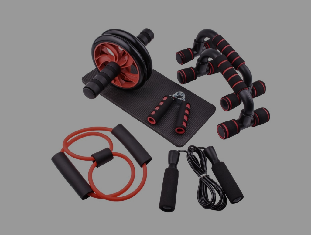 🏋️‍♂️ “Fit Anywhere – 7Pc Portable Fitness Set”