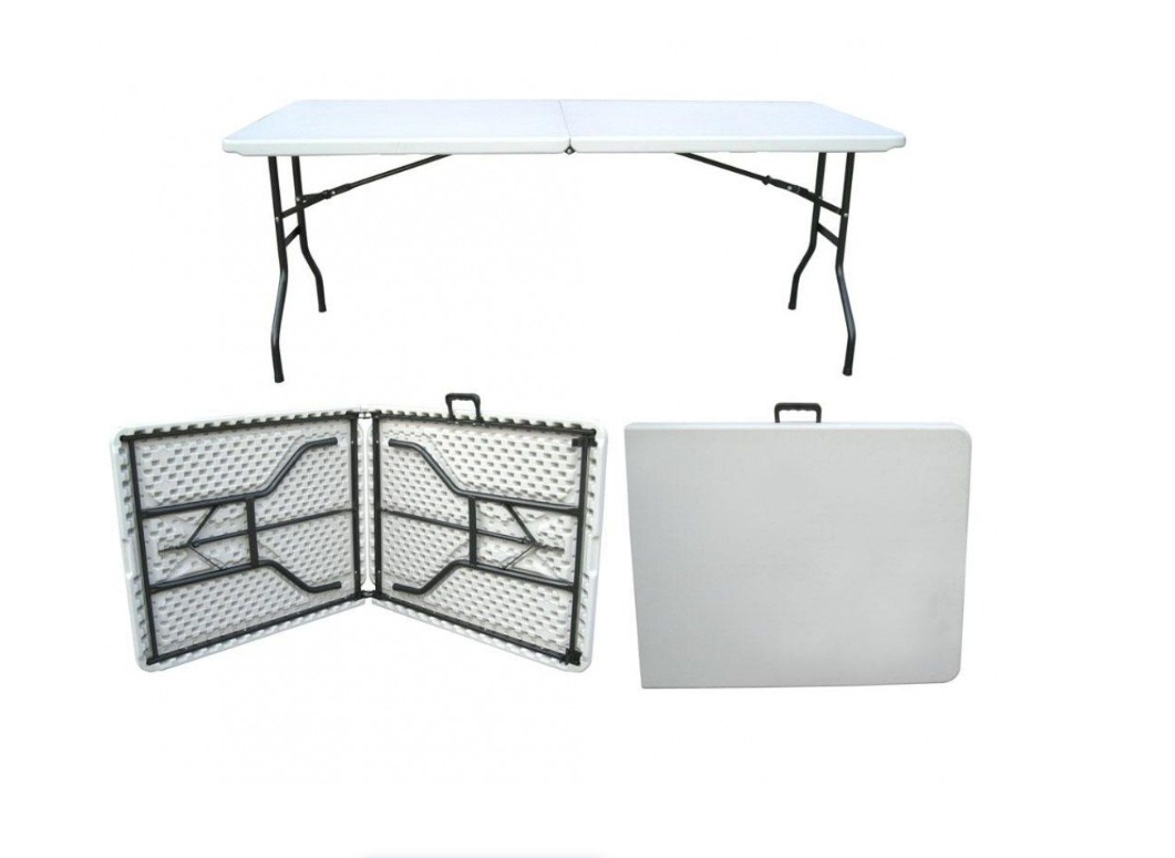 “Strong & Simple – 1.8m Folding Trestle Table”