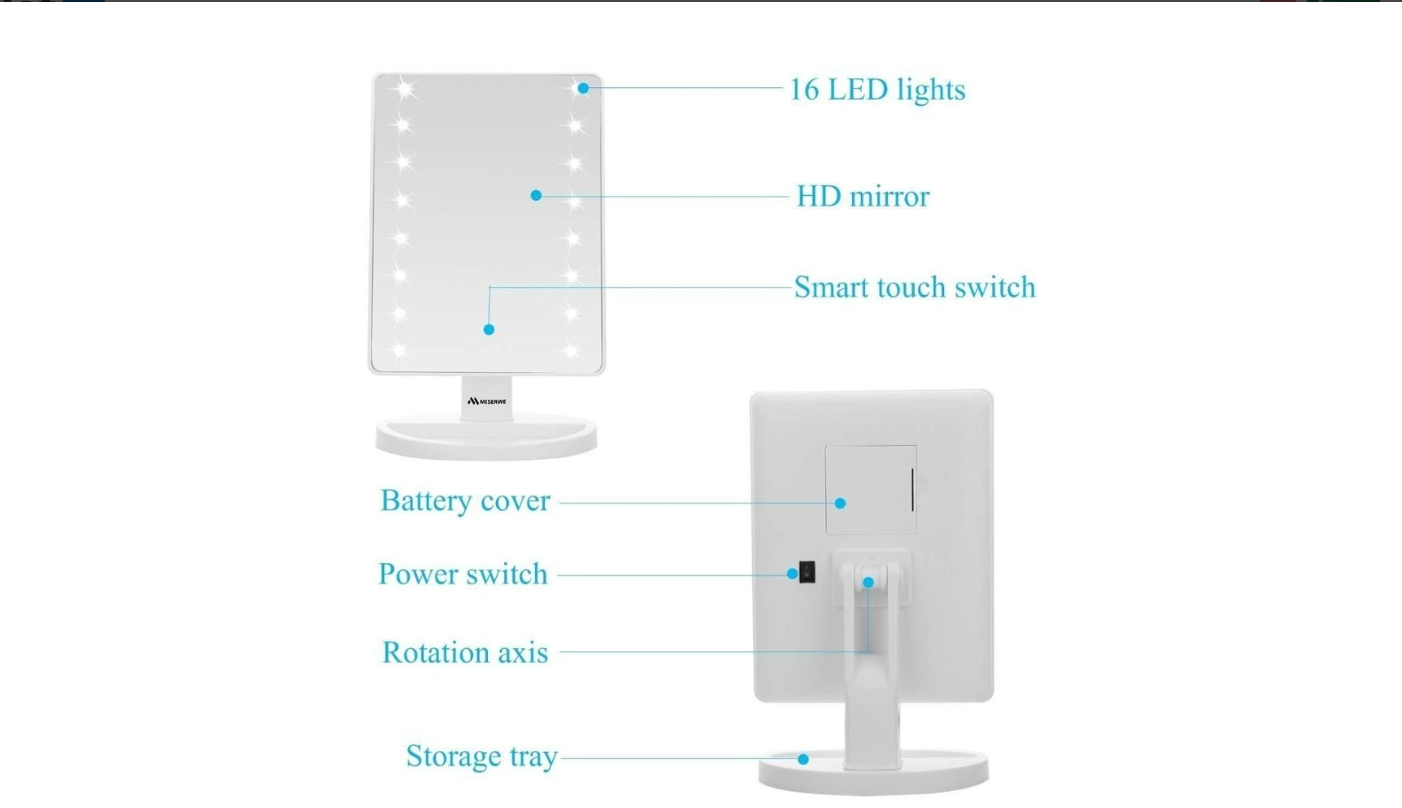 LED Vanity Mirror – Flawless Lighting, Every Time"