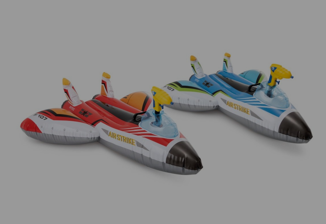 ✈️💦 “Splash Fighter – Intex Water Gun Plane Ride‑On”