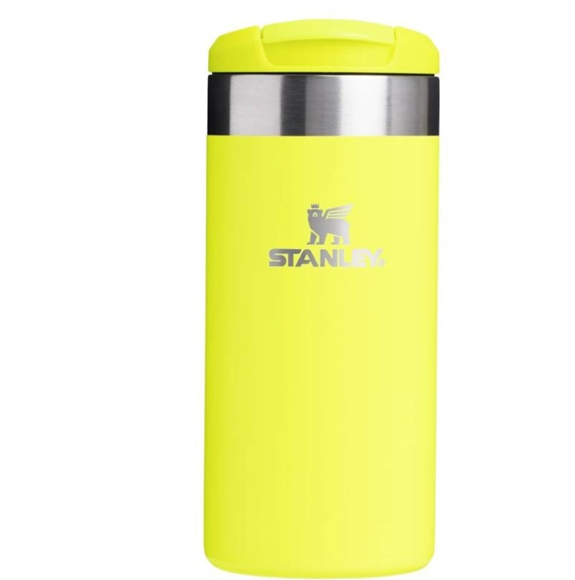 "Stanley Aerolight Transit Mug – 350ml Electric Yellow Power Sip"